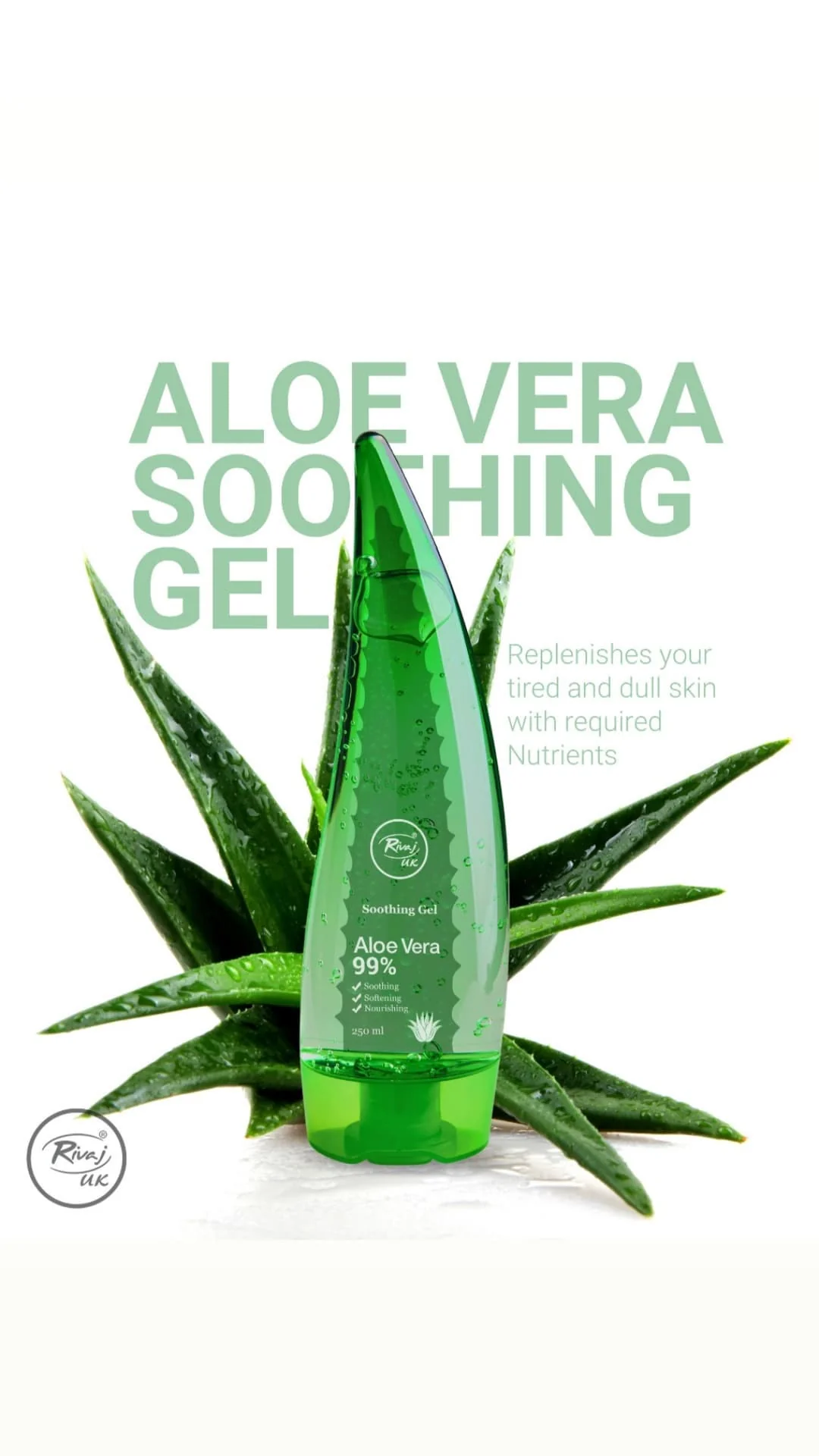 Aloe Vera Soothing Gel 250ml - Image 2