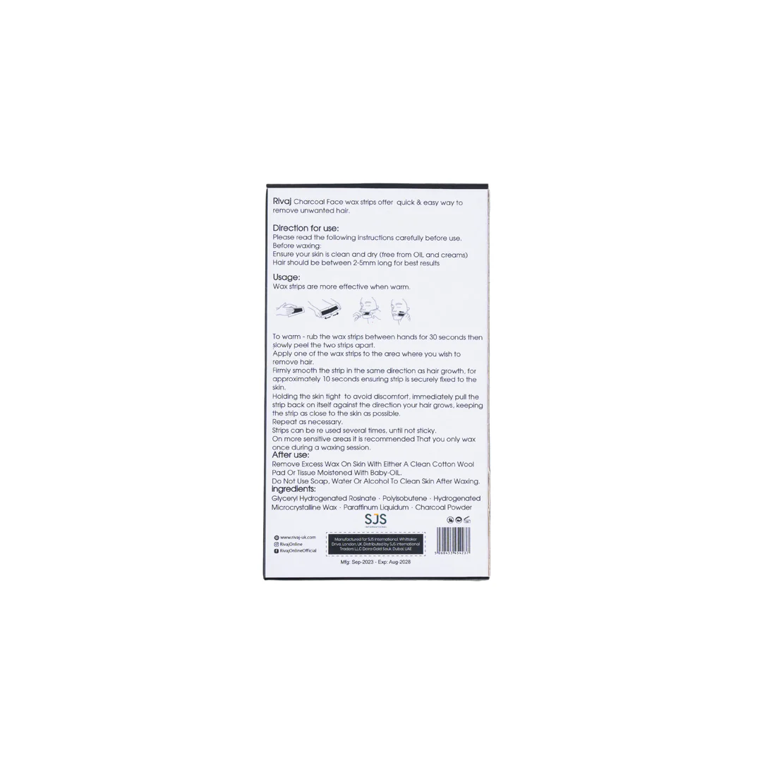 Charcoal Face Wax Strips - Image 3