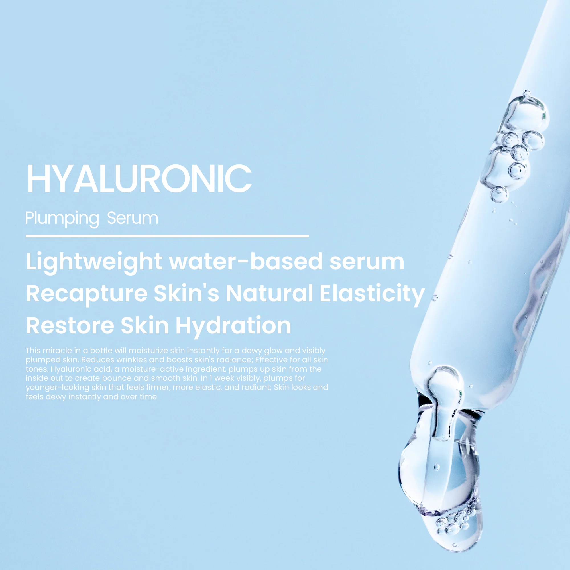 Hyaluronic Acid Face Serum 30ml - Image 3